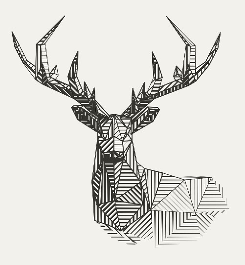 Vector Deer | Decals.com